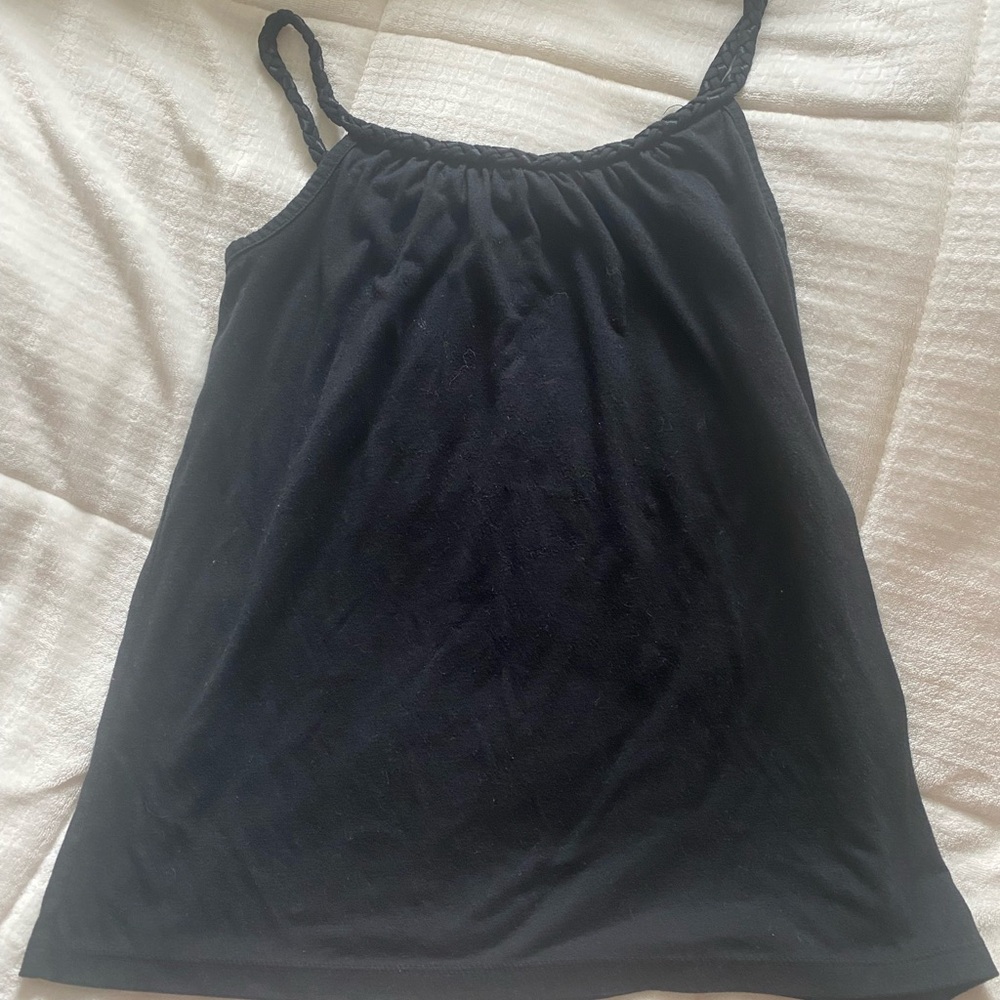 Xhilaration Black Sleeveless Relaxed Camisole
